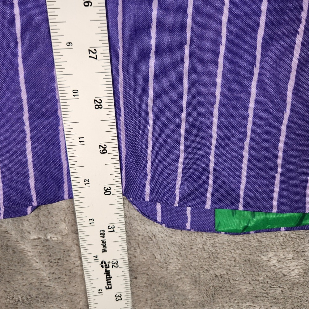 Spirit The Joker Blazer Mens XL Purple Excellent Pinstripe Cosplay Suit Jacket - Picture 9 of 10